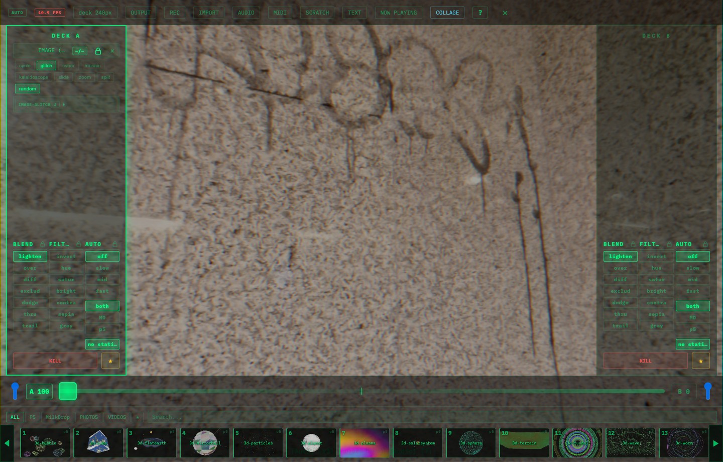 Image style chips, lock, and delete controls on an IMAGE layer