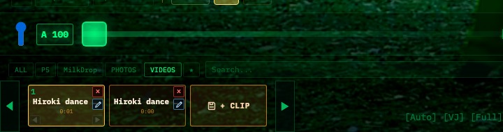 Point clip saved by +CLIP showing as a card in the VIDEOS tab